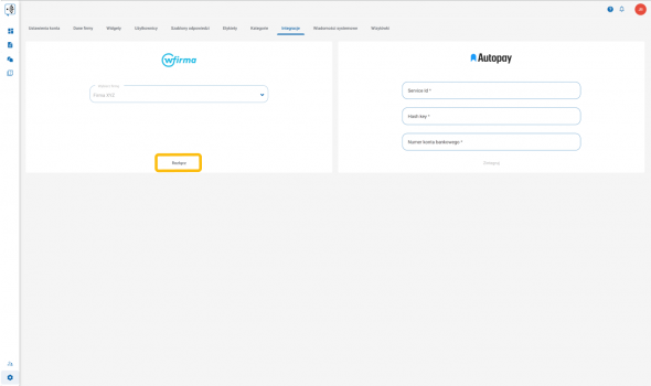 Integracja z systemem wFirma.pl