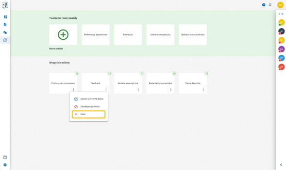 Ankiety w systemie 5 ways…